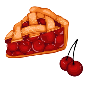 Пирог с вишней