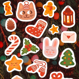 Стикерпак зимний