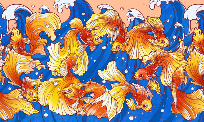 принт для коллекции купальников