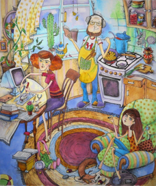 Иллюстрация №1 "Это моя семья"