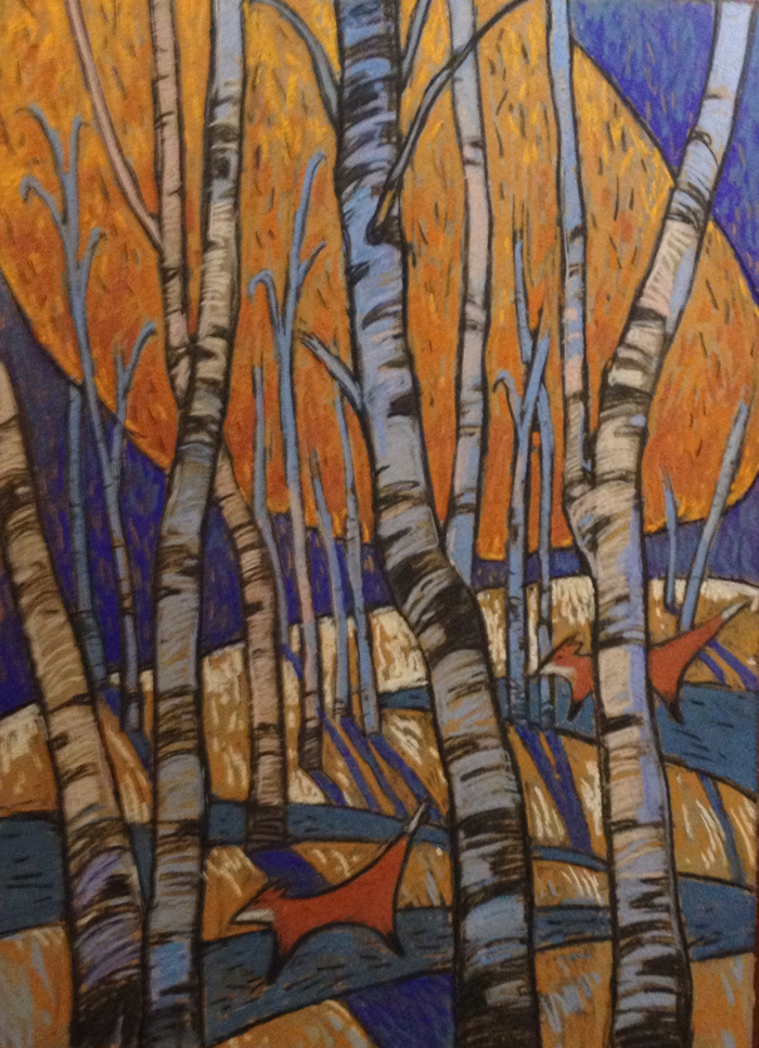 Среди берез