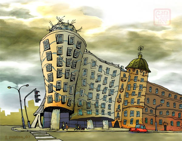 Прага, Танцующий дом