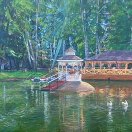 Беседка в парке