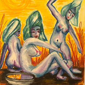 Купальщицы в поле 