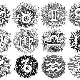 Знаки зодиака.