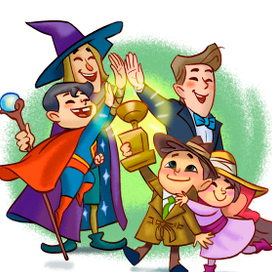 Квеструм для детей оформление.