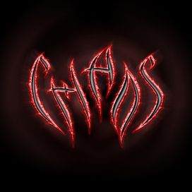 Digital Lettering "Chaos"