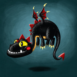 Персонаж Черный Дракон.