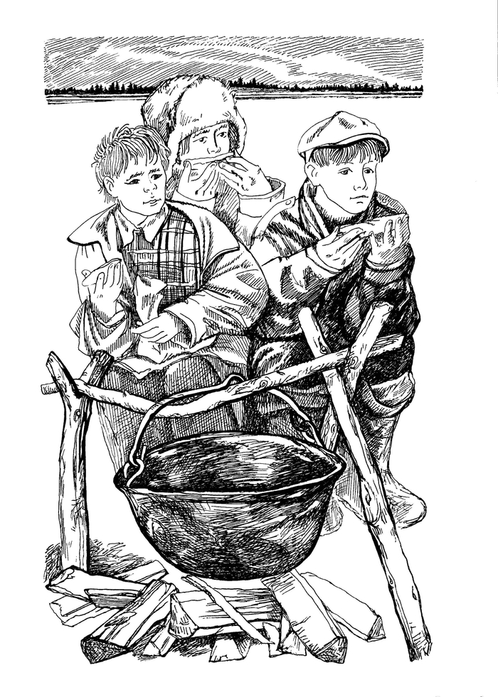 Иллюстрация Мурышева Валентина "Царь-Рыба" Виктор Астафьев 