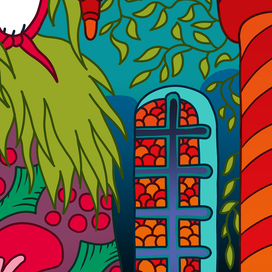 Иллюсрация в псевдорусском стиле