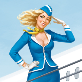 Стюардесса ( с формами).