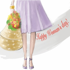 Открытка с 8 марта 