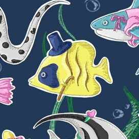 Наклейки "Рыбы"