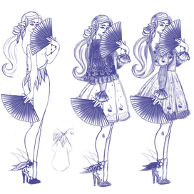 Концепт эльфийки