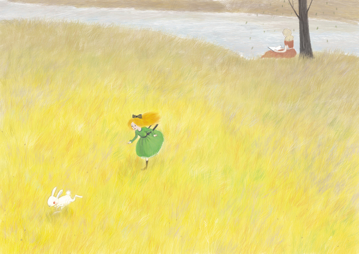 ~За кроликом~