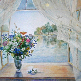 Цветы на окне