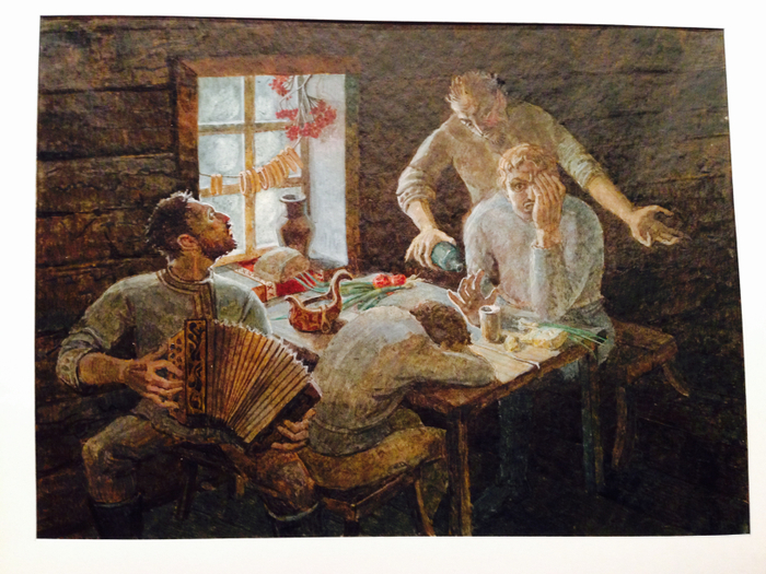 Иллюстрация к повести о горе и злосчастии.