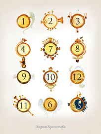 Элементы счетчика хода