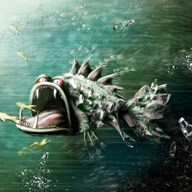 Пластик в океане