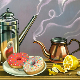 Чай с лимоном