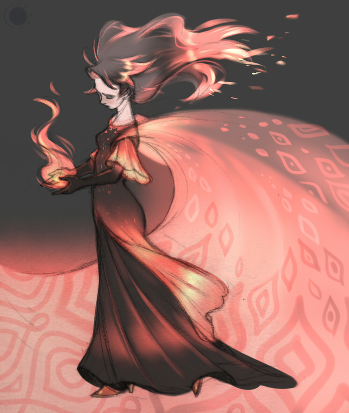 Огненная Эльза.