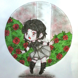 Вампир и сад роз.