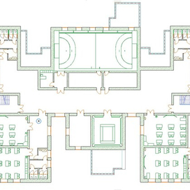 план 2 этажа школы