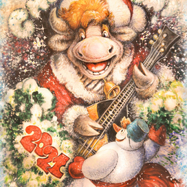 С наступающим Новым Годом  Вас, друзья ! Желаю вам здоровья, благополучия и новых творческих идей !