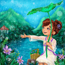 Безмятежность. Летний дождь