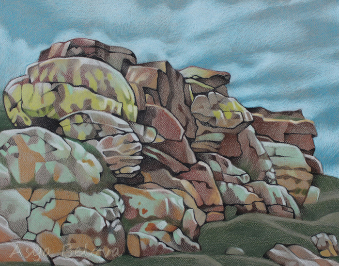 Байкал. Курминские  камни.