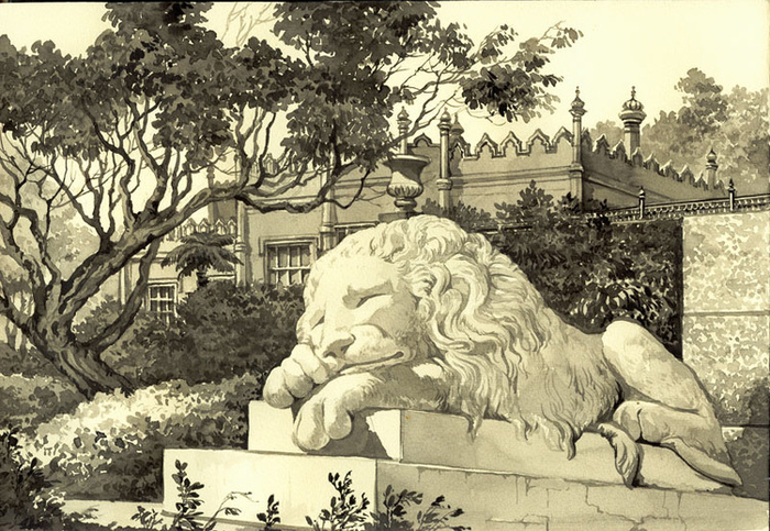 СПЯЩИЙ  ЛЕВ АЛУПКА