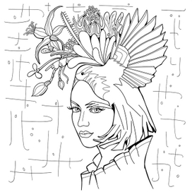 Раскраска для взрослых.