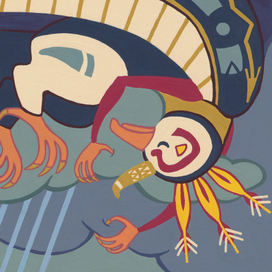 "Пожиратель туч", индейская народная сказка