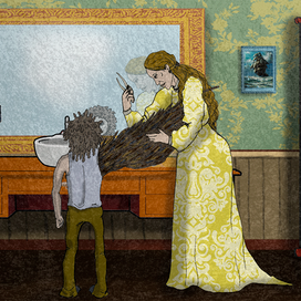 Иллюстрация к анимационному фильму "Wing"