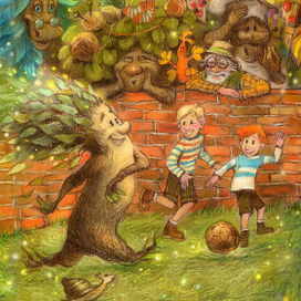 Дерево-футболист