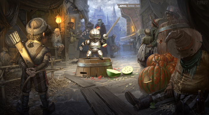 На рыночной площади