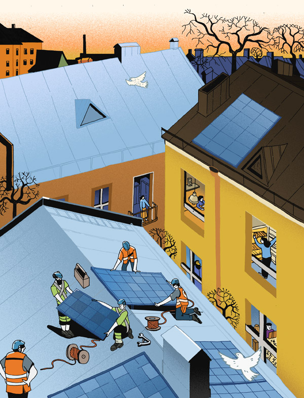 солнечные батареи для жилых домов