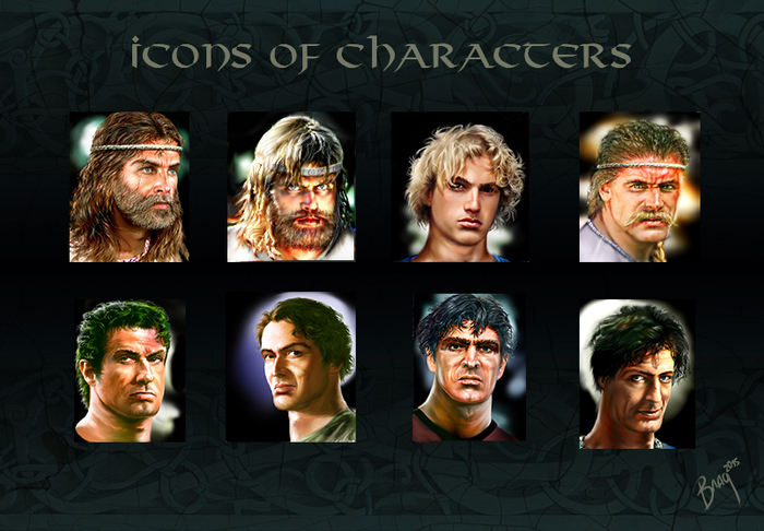 Иконки персонажей 