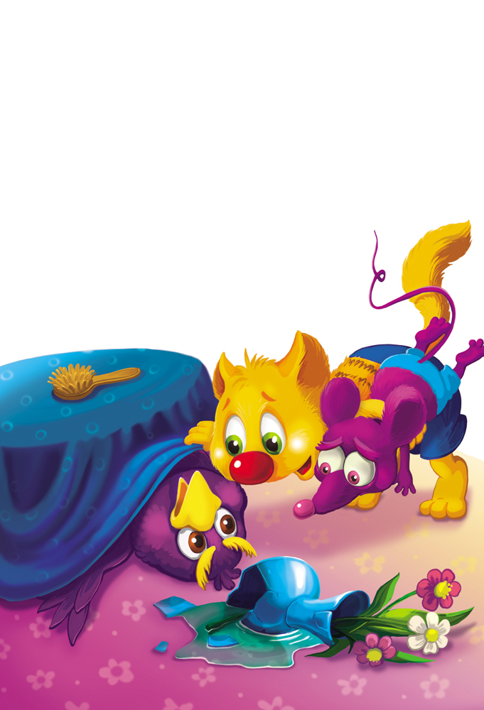 6. Иллюстрация к книге Е. Матюшкиной "Кот да Винчи. Оборотень разрушенного замка"