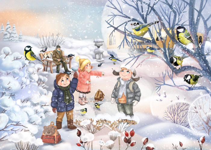 "Синички" автор Н. Цивилев, издательство Перо