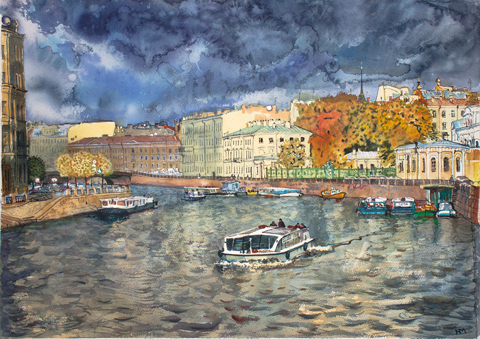 Октябрь, р. Фонтанка