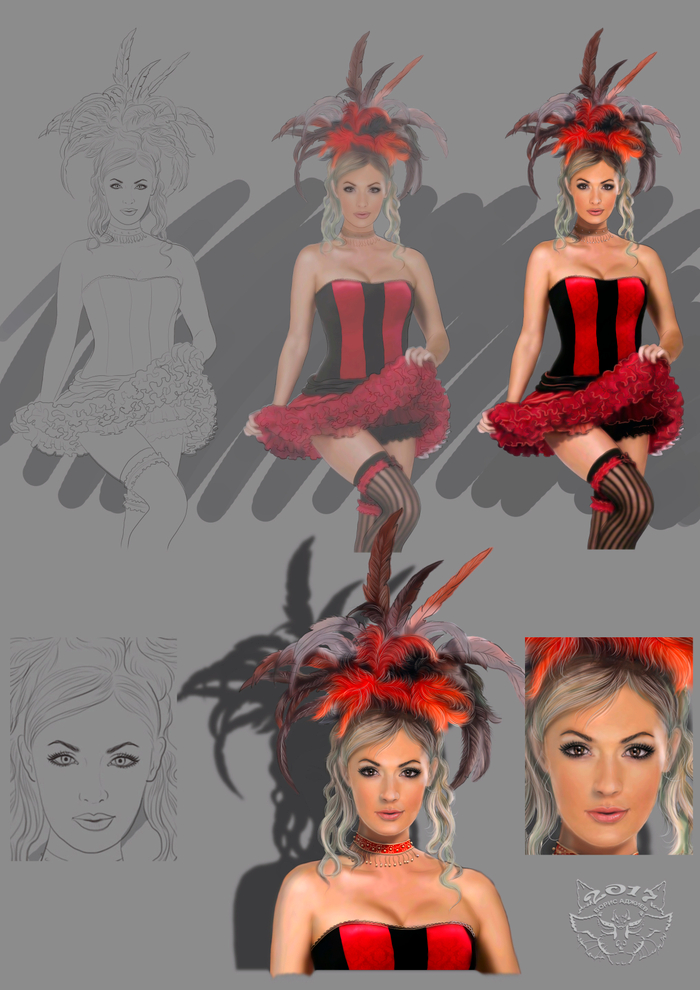 Этапы рис. персонажа...