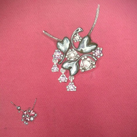 Подвеска "Весенние сердца"