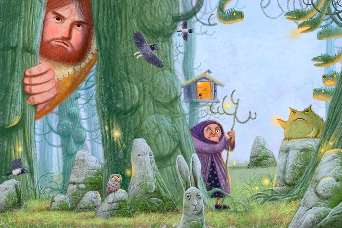 Титул для сказок братьев Гримм