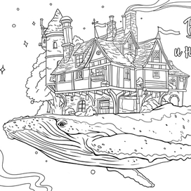 Иллюстрация к раскраске