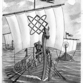 Иллюстрация к книге "Святослав Храбрый"