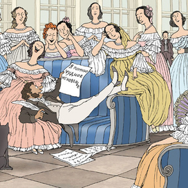 1819 год. А.Пушкин встретился с А.Керн