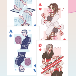 Дизайнерские игральные карты на тему "Школьные дни"