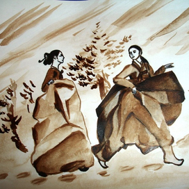 Алый Пион и Маленький Цветок