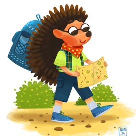 Ёжик путешественник